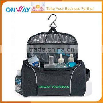 600D polyester side grab handle travel storage bag