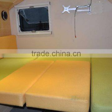 High Quality Mini Teardrop Caravan With Kitchen System With Water System With Air Conditioner FS-9010 photo-2