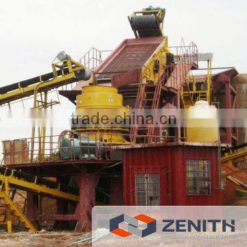 High quality granite crushing and screening plant from China supplier