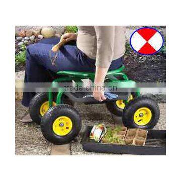 Garden Cart,garden Scooter ,garden Tool Cart, Seat Cart, Easy Moving Garden Cart photo-2