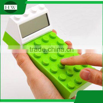 wholesale promotion custom building block portable plastic square scientific counter calculator