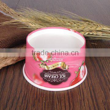 Single Wall 6oz Yogurt Paper Cup With Logo Printed photo-4