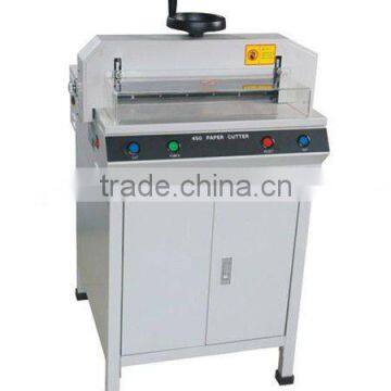 450 Electrical Office Paper Guillotine Machine With Hand Wheel Pressing