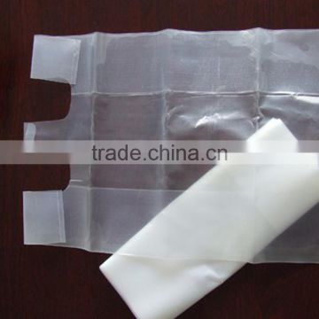 CUSTOMIZED UNPRINTING LDPE/HDPE DIE CUT SHOPPING PACKAGING PLASTIC BAG