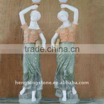 House Marble Sculpture Light Set