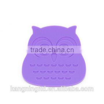 Owl Shaped Silicone Waterproof Heat Resistant Table Mat&silicone Baking Mat*silicone Coaster&silicone Placemat photo-4