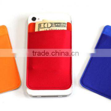 Promotion Washable Cellphone Lycra Wallet With Custom Logo photo-4