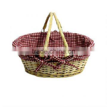 Cheap wicker bread or other food storage basket for sale