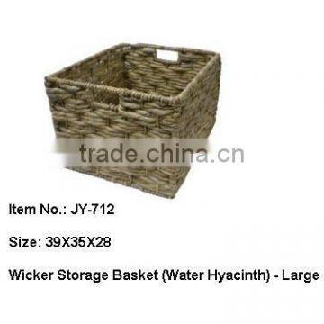 Large Water hyacinth basket for sales