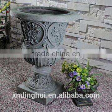 Polyresin Hot Sale For Hotel Decoration Angle Garden Flower Pot photo-3