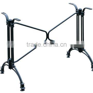 Antique Style Black powder Coated Aluminium Frame Table Base L83414