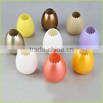 Colorful eco-friendly oil coating flower vases plastic wholesale