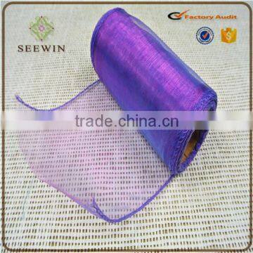 Plain Organza Fabric Roll for Decoration and Flower Packing photo-3