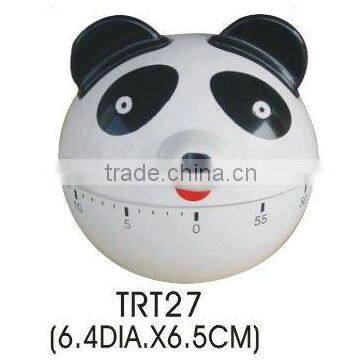 Plastic panda design 60 minutes countdown timer/mechanical timer