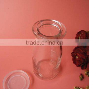 180ml Round Shape High Glass Milk Yogurt Bottle With Cap photo-3