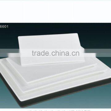 2014 Hot Sale White Ceramic Retangle Plate