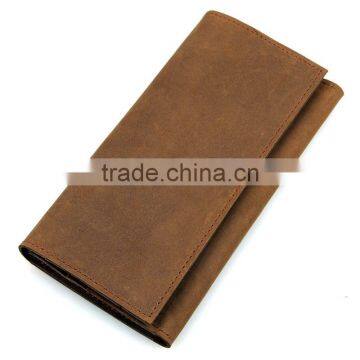 New Custom men's Italian Vegetable Tanned Leahter Passport Cover