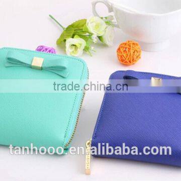 Short Lady Women Clutch Bag Faux Leather Wallet for Sales