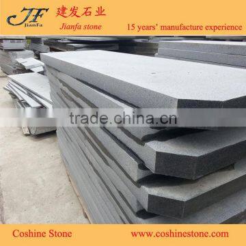 Decorative Stone China Sesame Black Granite G654 Granite Dark Grey Granite Outdoor Stairs Steps photo-3