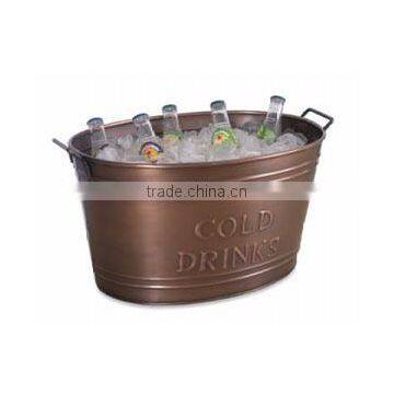 Cheap Galvanized Party ice bucket for wholsale