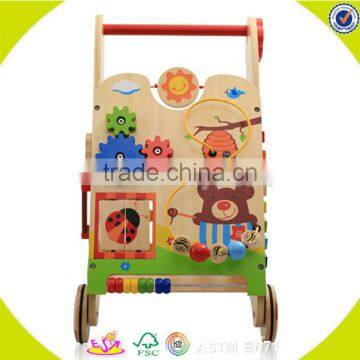 Wholesale Fashion Kids Wooden Toy Walker Popular Children's Wooden Toy Walker W16E034 photo-5