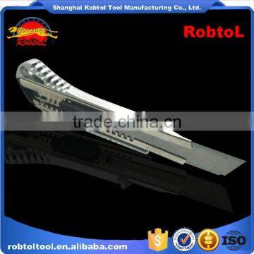 utility knife retractable blade box cutter art knives snap off lock razor blade aluminum alloy shell