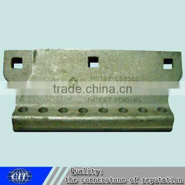 Plate and shell mold casting CNC machining for forklift machinery