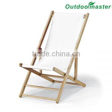 Patio Lightweight Sling Wooden Beach Folding Chair photo-5
