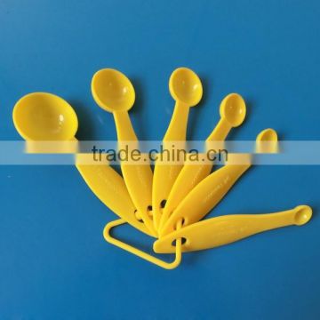 6 pcs plastic measuring spoon