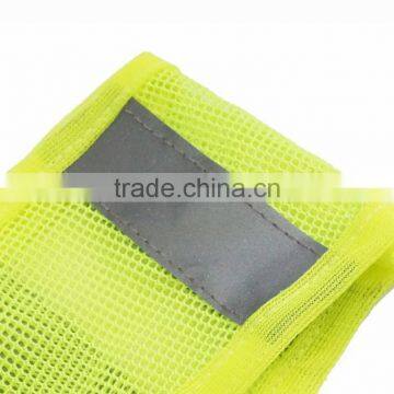 Night Cycling Riding Running Outdoor Sports Reflective Safety Vest Brilliant Green photo-3