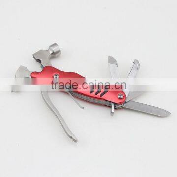 Red Multi-function Tool Hammer Drill Plier 7 in 1 Multi Hammer photo-6