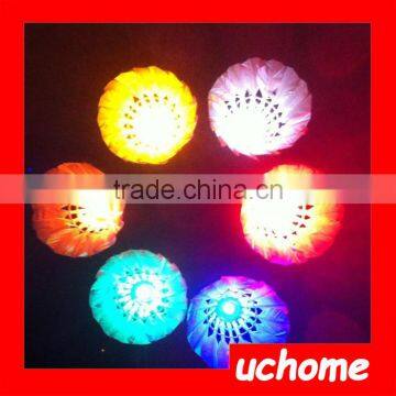 UCHOME HOT SALE Led Badminton Shuttlecock LED Lighting Shuttlecock Led Flashing Badminton