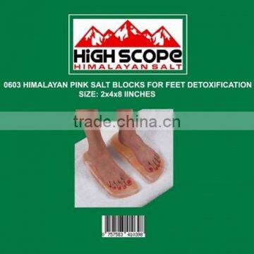 HIMALAYAN PINK SALT BLOCKS FOR FEET DETOXIFICATION