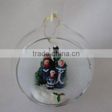 Crystal Balls Dollarma One Dollar Cheapest XMS Christamas Bear Deer Santa SnowFlake Glass 156032-15037 photo-3