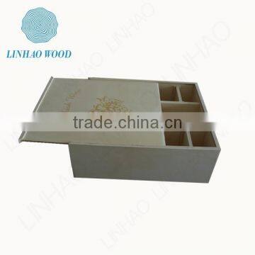 China 3 bottles wood wine box