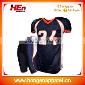 Hongen apparel New design custom american football jersey sublimated football uniform