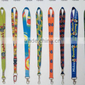 hotsale cheap polyester sublimation lanyards