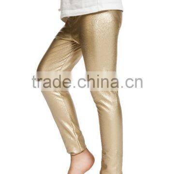 Wholesale New Style Fall Boutique Girls Pants Fabric Printed Gold Baby Legging Baby Pants Made in China 2016 photo-6