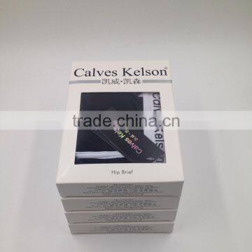 Custom 95 Cotton 5 Elastan Boxer Men Underwear Your Brand Open Flap Boxer Shorts With Pocket Wide Elastic Waistband photo-6