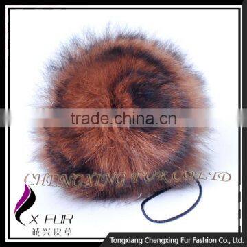 CX-A-54F Hand Made Wholesale Fur Flower Mobile Phone Charm Keychain photo-5