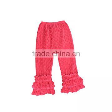 Wholesale Giggle Moon Latest Design Fall and Winter Children Girls Cotton Triple Ruffle Leopard Grain Pants photo-4