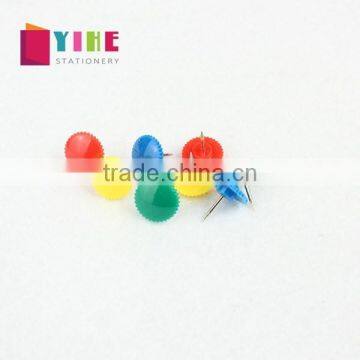 Box packing plastic gear shape head pin customizable colors thumbtack office creative stationery