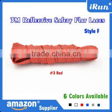 Elegant Flat Laces For Sneakers - 9mm Flat Yeezy Laces With 3M Reflective Fibers - With Plastic Tips Customized photo-4