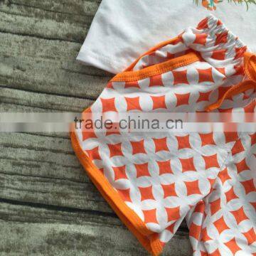 Baby Girls Summer Clothes Baby Girls Boutique Clothing Children fo Sets Girls Summer Shorts With Necklace and Headband photo-5