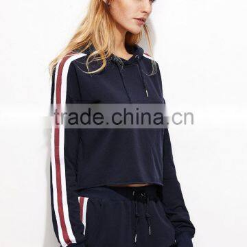 Hot Sale Pullover Casual Bodybuilding Style Hoodie Sweatshirts For Women photo-3