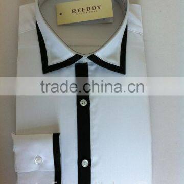 Latest Design Men's Long Sleeve Dress Shirt photo-2