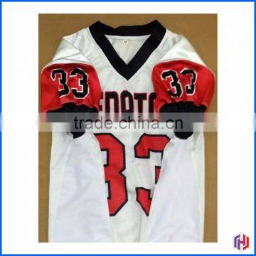 Predators Football Jersey and Shorts Set - Sublimated Printing - White/Red/Blue photo-2