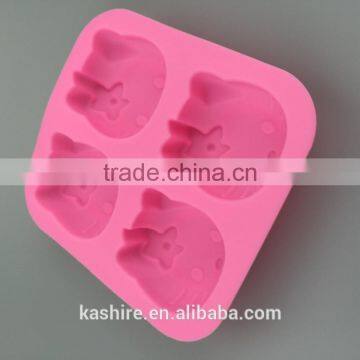 Wholesale High Quantity Eco-friendly Face of Kitty Shape Silicone Chocolate Mould,soap Mold,diy Cake Mould photo-4
