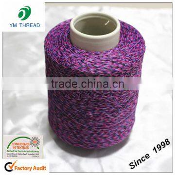 Colorful Polyester 150/4 Covered Yarn Flyknit Material photo-3
