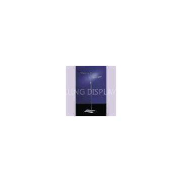 Retail Floor Poster Stands , Floor Standing Sign Holders 380mm Pole